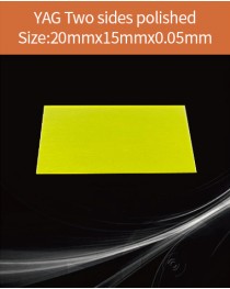 YAG Ce scintillator, YAG Ce crystal, Ce doped YAG scintillator, Scintillation YAG Ce, YAG Ce  20x15x0.05mm
